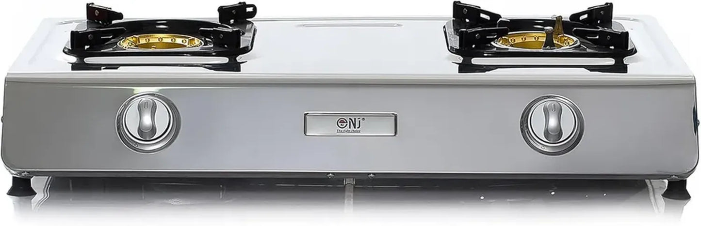 Réchaud à Gaz Portable à 2 Foyers pour Intérieur - Compatible GPL