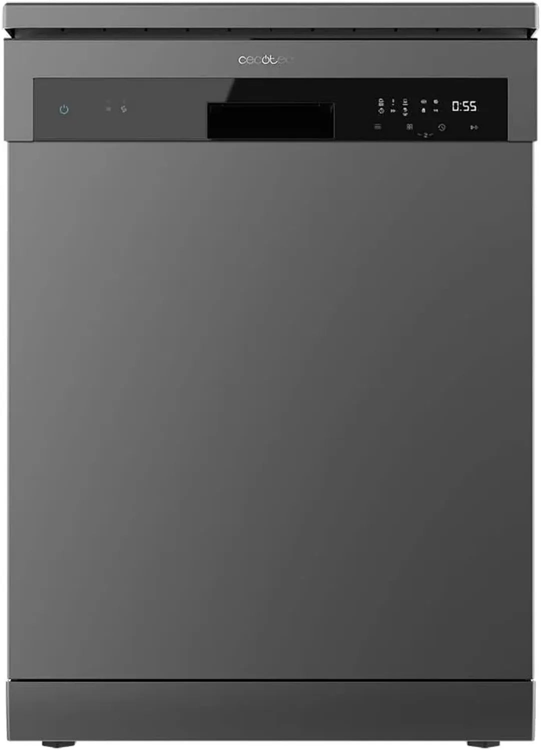 Lave-vaisselle Compact Bolero Aguazero 6110 Dark E, 60 cm, 1850W, 13 Couverts, 6 Programmes, Demi-Charge, Départ Différé, Séchage Dry+, Écran Tactile, Sécurité Enfant