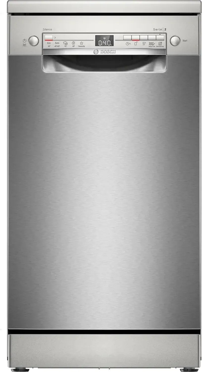 Lave-vaisselle compact 45 cm, acier inoxydable anti-traces, modèle Série 2