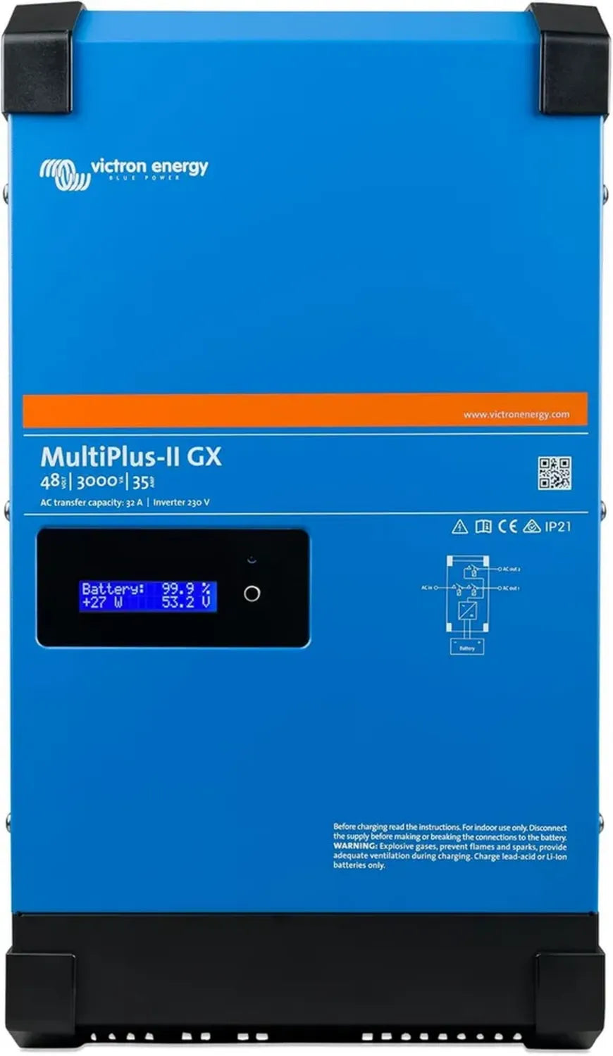 Chargeur onduleur Victron Energy MultiPlus-II GX 3000 VA 48V 230V 35A