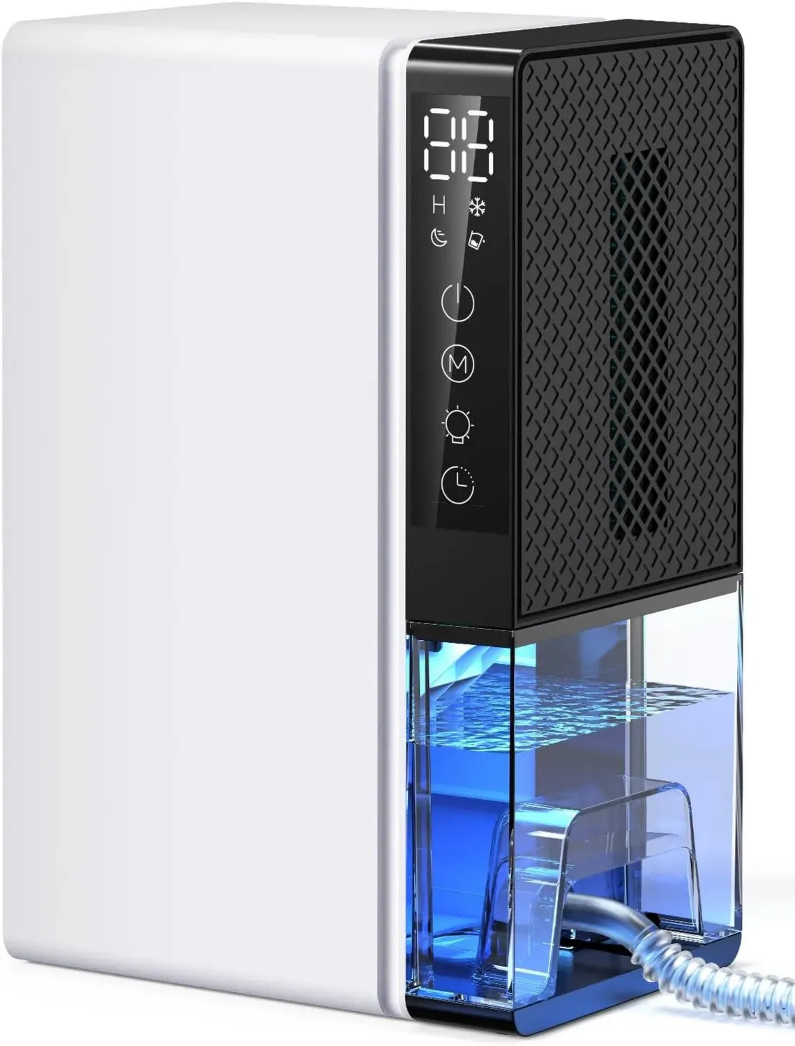 Déshumidificateur Électrique 2800ML avec Minuterie 24H et Lumières LED