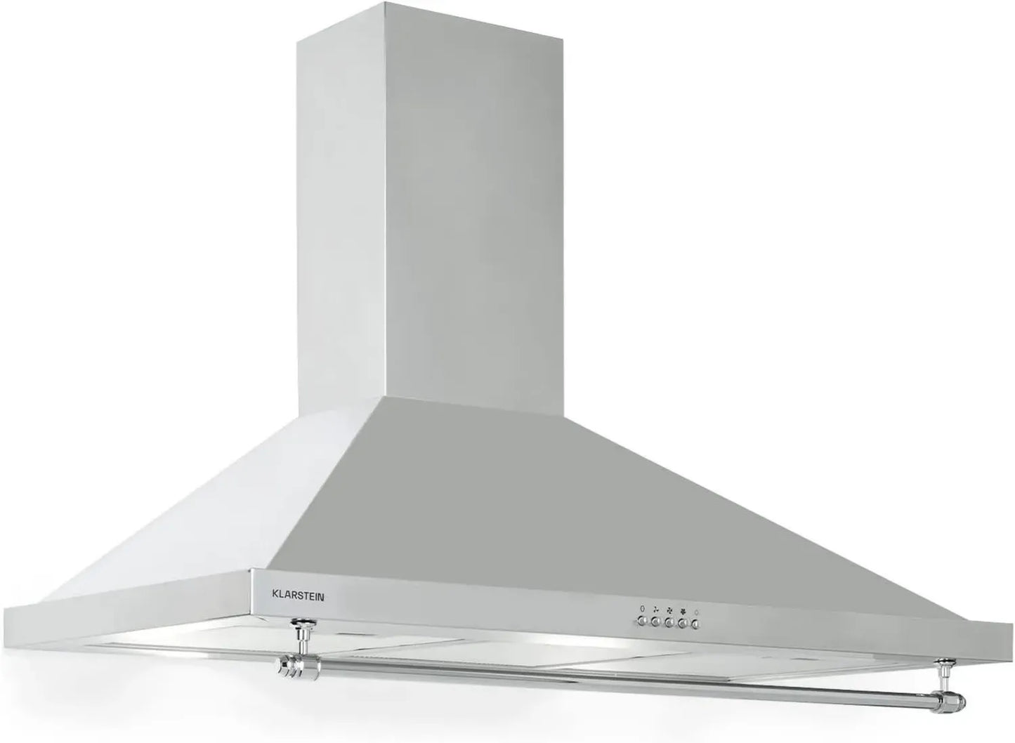 Klarstein Hotte Aspirante 90 cm, Silencieuse avec LED, Débit d'Air 591,5 m³/h, Filtres à Graisse, Classe Énergétique A