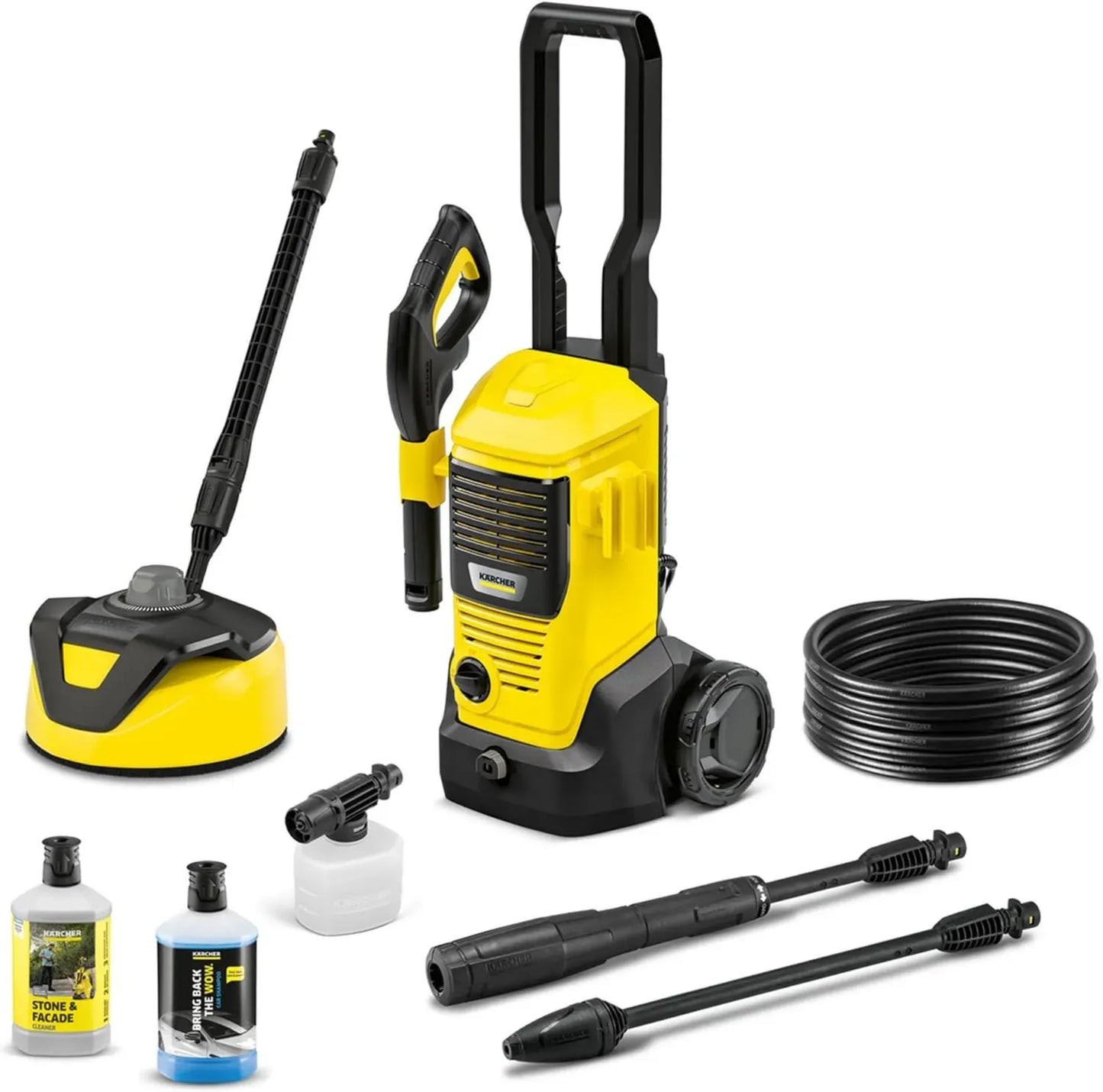 Kärcher Nettoyeur Haute Pression K 4, 130 bar, 420 l/h, Home Kit Inclus