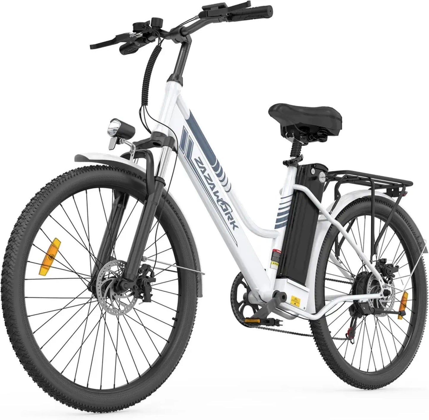 Vélo Électrique Urbain 250W, Assistance Accélérateur et Pédale, Batterie 36V 20Ah, Autonomie 100-120km, Éclairage LED, 7 Vitesses