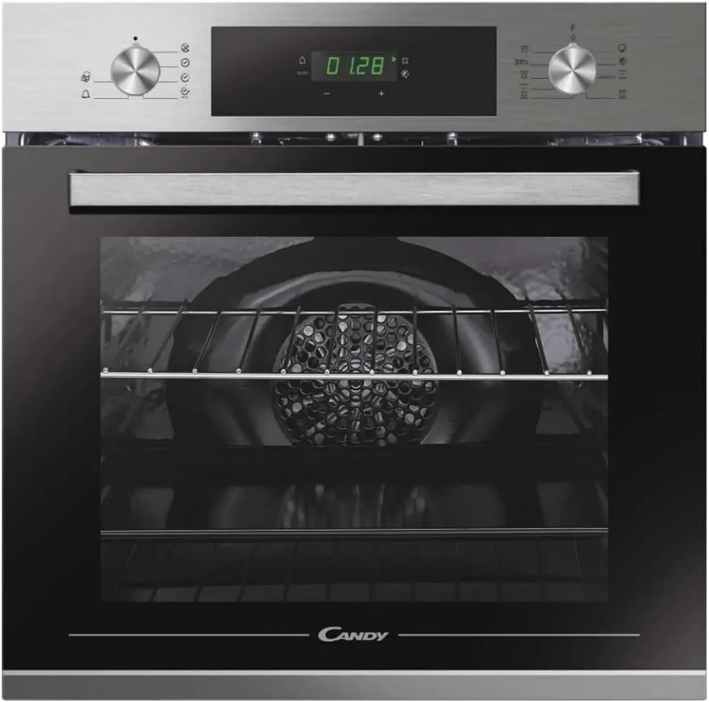 Four encastrable pyrolyse CANDY FCM676X, 65L, 9 modes, design intemporel