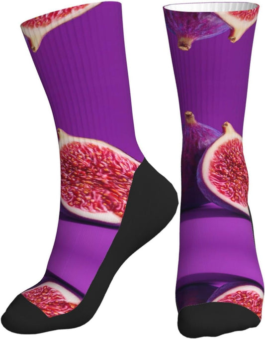 Chaussettes de sport – hauteur mi-mollet, antidérapant