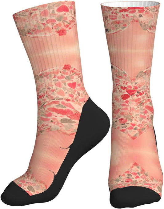 Chaussettes de sport — hauteur mi-mollet, antidérapant