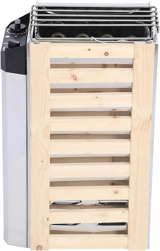 Poêle de Sauna 3KW en Inox avec Contrôle de Température Facile