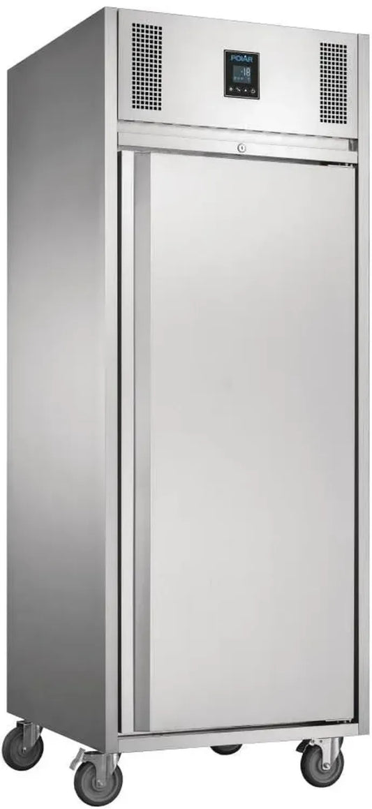 Armoire Congélateur Polar U-Series 650W, 550L, Acier Inoxydable, -22°C à -18°C, Porte Verrouillable, Classe Énergétique D