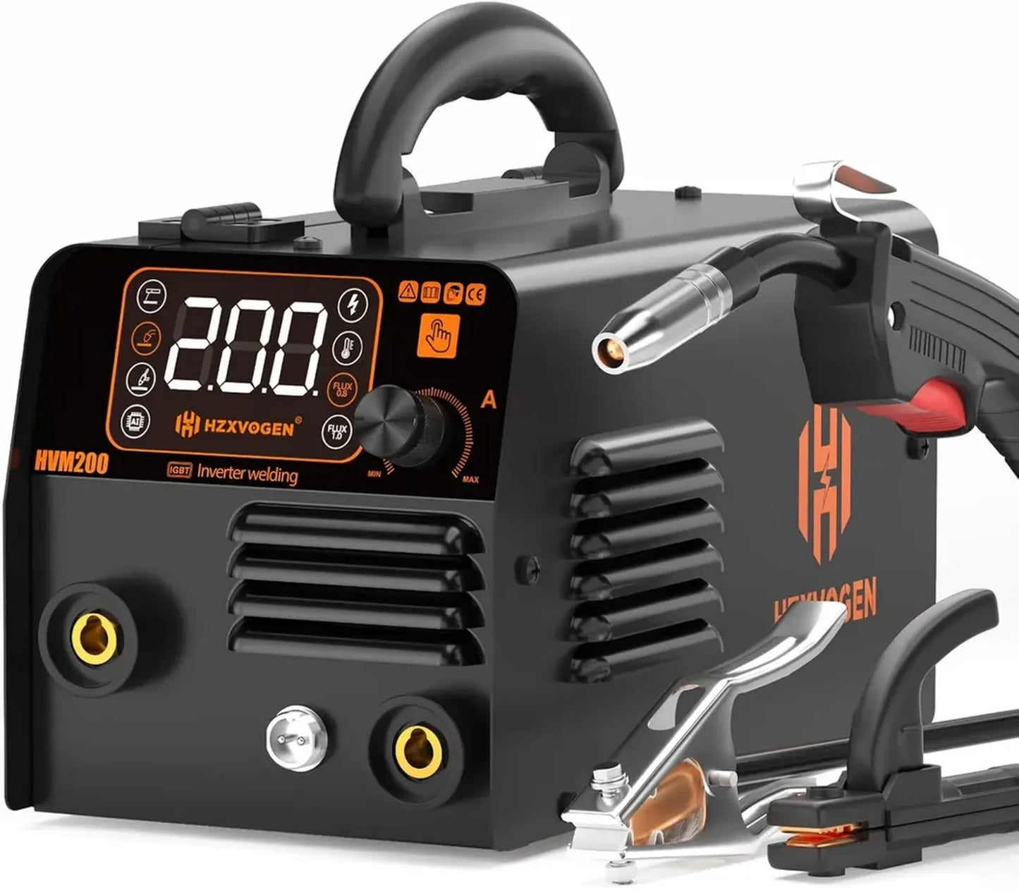Poste à souder MIG 135A multifonction, IGBT avec TIG Lift et MMA, sans gaz, affichage LED intelligent, portable et compact 240V