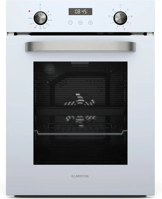 Four Encastrable SmartSlim 49 L - 9 Fonctions, Nettoyage Vapeur, Minuterie Intégrée, Gril Ventilé, Efficacité A, Design Noir Élégant