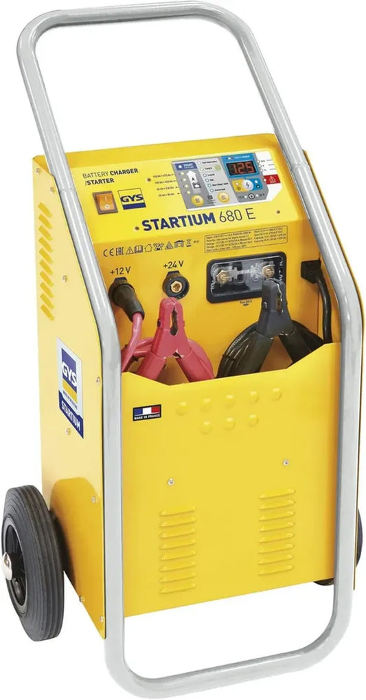 Chargeur Démarreur Automatique 12/24V Startium 680E Jaune - GYS