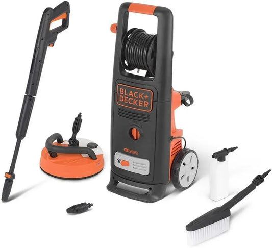 Black+Decker Nettoyeur Haute Pression 2000W avec Accessoires pour Patio