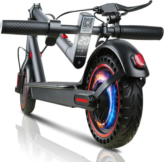Trottinette Électrique Pliable Adulte 500W, Pneus Anti-crevaison 8.5'', Batterie 36V 7.8AH, Vitesse 25km/h, Double Système de Freinage, Avec Application, Charge Max 120kg