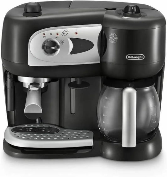 De'Longhi BCO261B.1 Machine à Café Espresso et Filtre, Capacité 10 Tasses, Parfaite pour Famille
