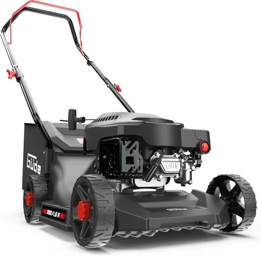 Tondeuse à Gazon Essence Guede ECO Wheeler 390, 1,6/2 kW/PS, Largeur 39 cm, Bac 35L, Hauteur 3 Niveaux