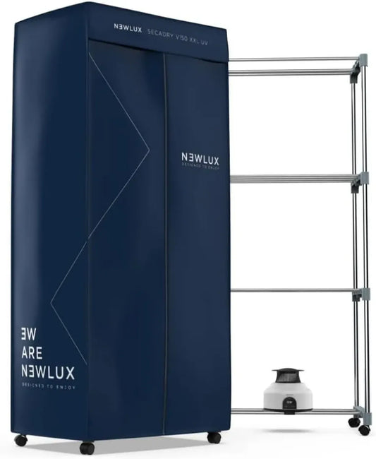 Newlux - Séchoir Électrique Portable avec Lumière UV, 1200W, 15Kg, Température Réglable 180min