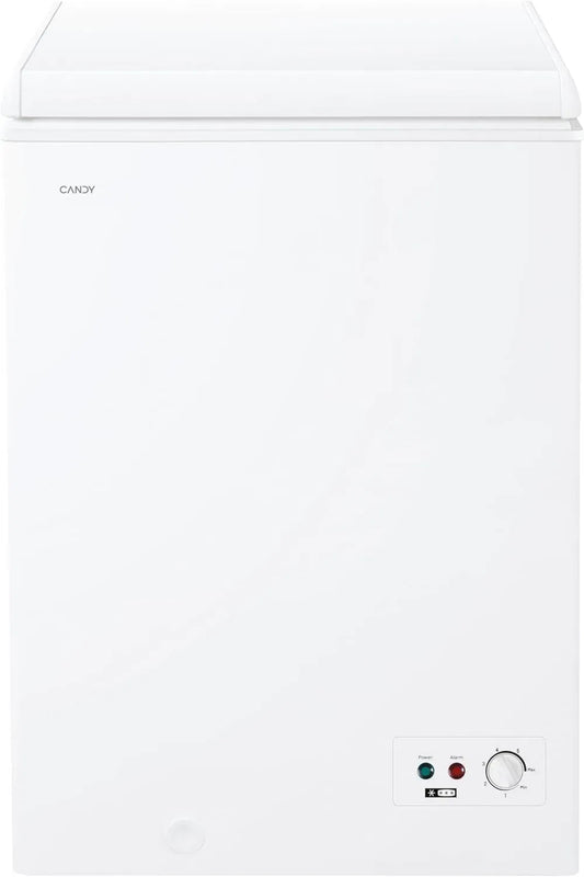 CANDY - Congélateur Coffre 97L - Silencieux 39 dB, Congélation 4,5kg/24h, Classe Énergétique E