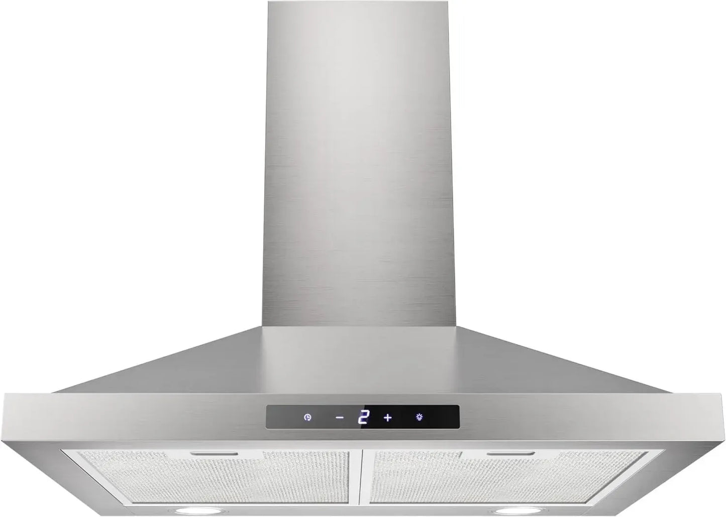 Hotte murale FIREGAS 60 cm en inox, 3 vitesses, 335 m³/h, commandes tactiles