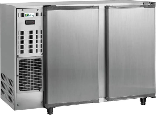 Réfrigérateur de Bar Arrière en Acier Inoxydable avec Groupe Logé - 2 à 4 Portes Pleines - AFI Collin Lucy
