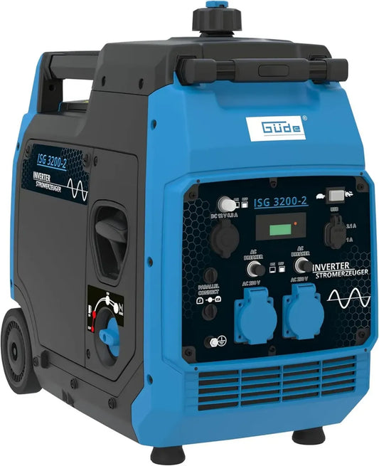 Générateur Inverter Güde ISG 3200-2 - 3200W, 230V, USB - Pour Appareils Sensibles