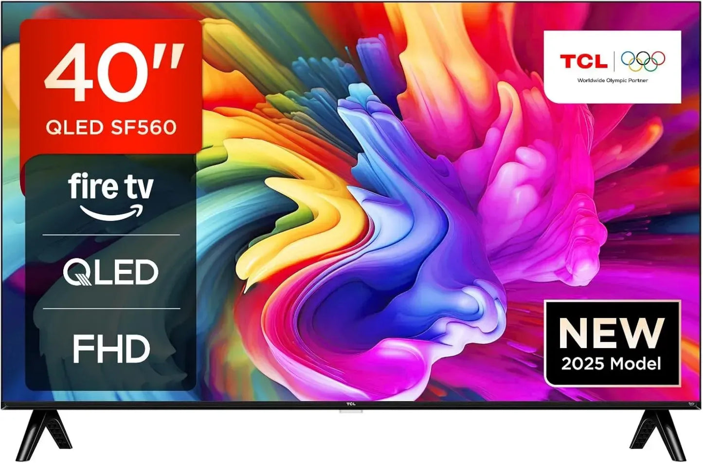 TCL Téléviseur QLED 40 Pouces Full HD Smart avec Alexa Intégrée
