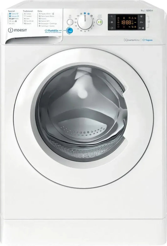 Lave-linge frontal 9 kg 1200 trs/min avec affichage numérique