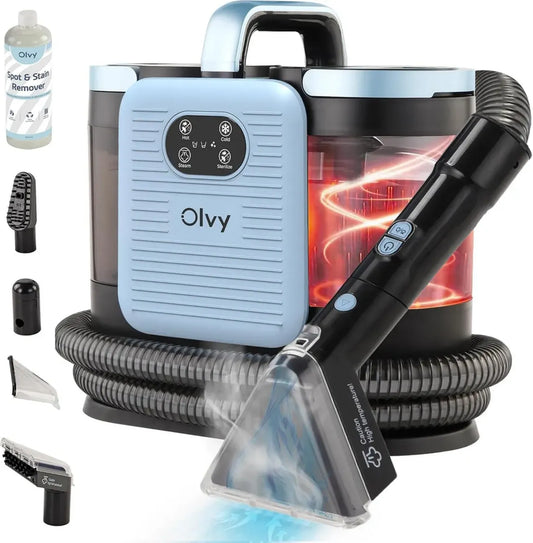 Aspirateur Injecteur-Extracteur à Vapeur 1650W pour Tapis et Canapés