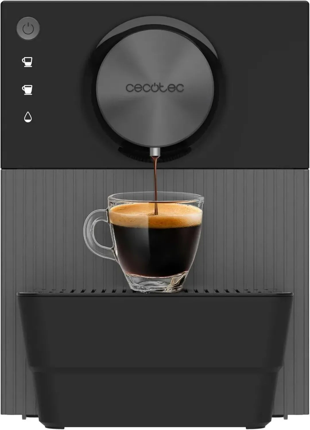 Cecotec Machine à Café Automatique Compacte, 1350W, Pression 19 Bars, Thermoblock, Panneau Tactile