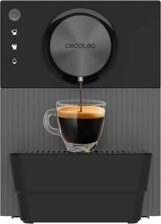 Cecotec Machine à Café Automatique Compacte, 1350W, Pression 19 Bars, Thermoblock, Panneau Tactile