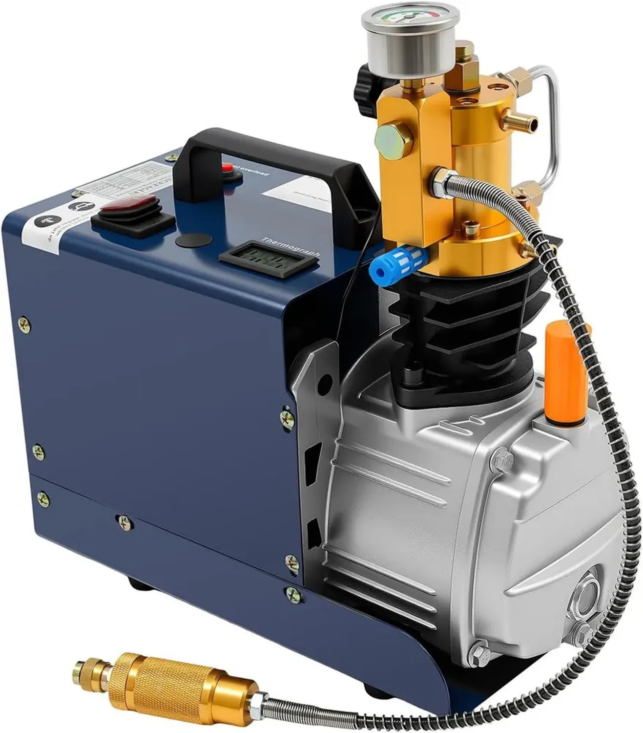 Compresseur d'Air 220V 30MPa 4500PSI pour PCP, Plongée et Tir