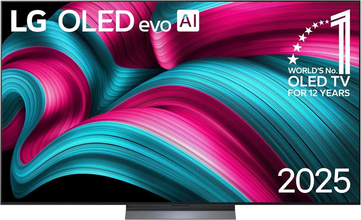 Téléviseur LG OLED77C5 Evo 4K 195 cm Noir avec Luminosité Optimisée, 120 Hz, Modèle 2025