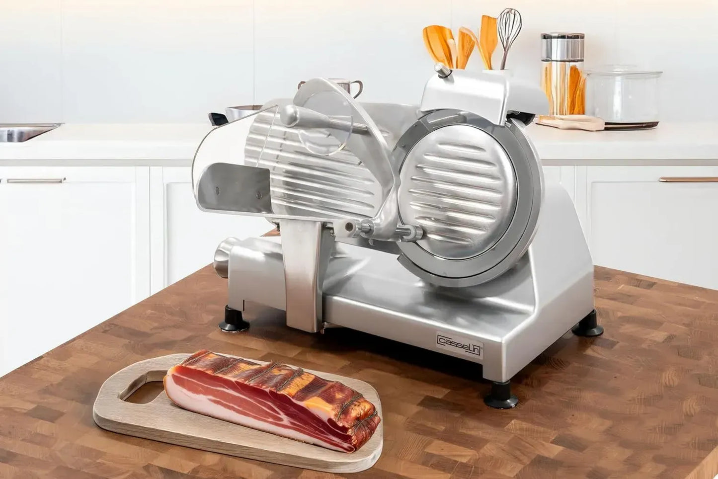 Trancheuse à Jambon Casselin Ø 195 mm pour Usage Domestique