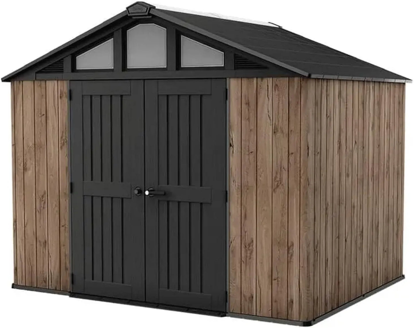 Abri de Jardin Stronghold 108 - 7,7 m² Style Bois Douglas - KETER