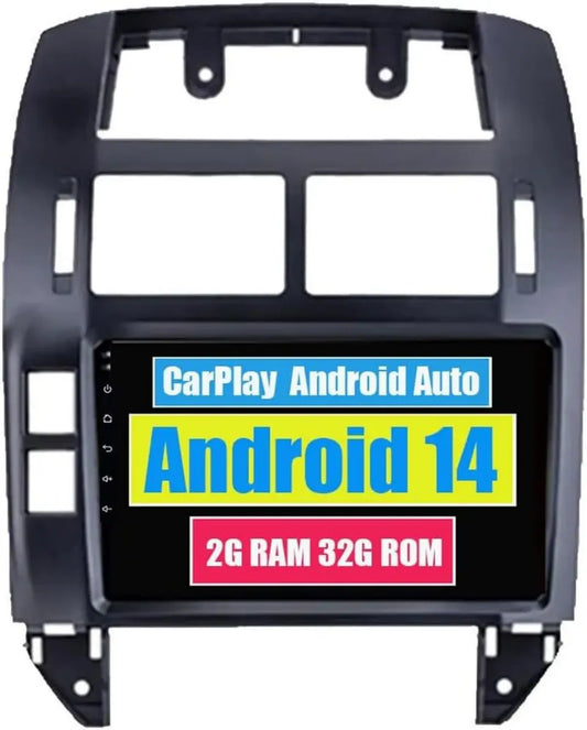 Système Multimédia Android pour Volkswagen Polo 2001-2011 avec GPS, CarPlay et Écran Tactile