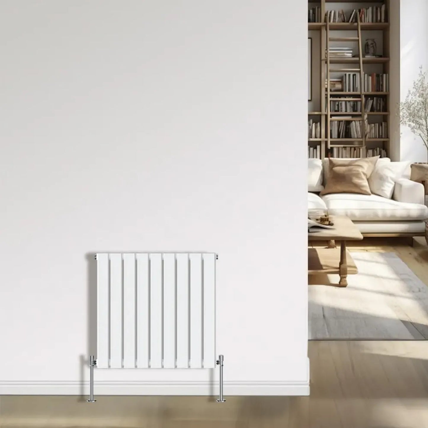 Radiateur Mural Moderne Blanc 600 x 612 mm Chauffage Design