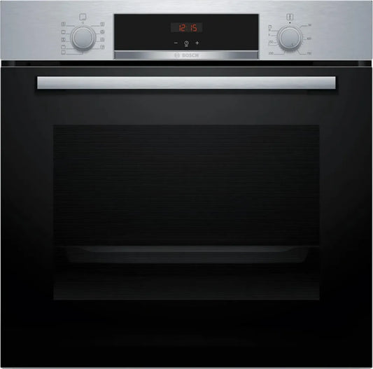 Four encastrable Bosch Série 4, 60x60 cm, écran LED, nettoyage hydrolytique, convection 3D, préchauffage rapide, inox
