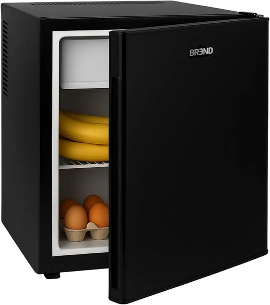 Réfrigérateur Mini BREND BR-2241 avec Congélateur, 47L Total, Éclairage LED, Noir, Compact pour Bureau et Camping