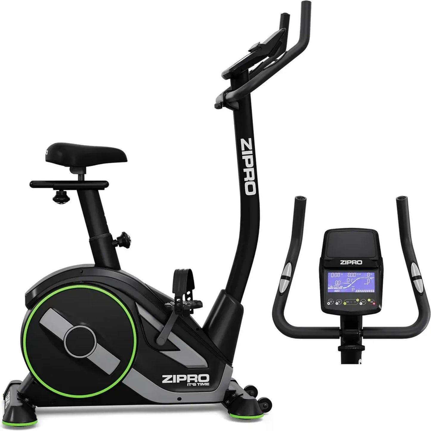 Vélo d'Intérieur ZIPRO RAVE - 32 Niveaux de Résistance, Bluetooth, Capteur Cardiaque, Programmes variés, Réglage Siège et Guidon, Parfait pour Entraînement Cardio
