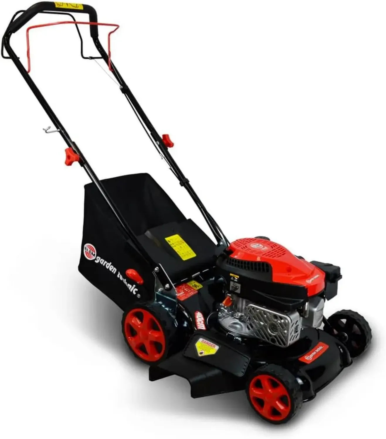 Tondeuse à gazon thermique 144 CC - Coupe 40 cm - Fonction mulching et éjection latérale