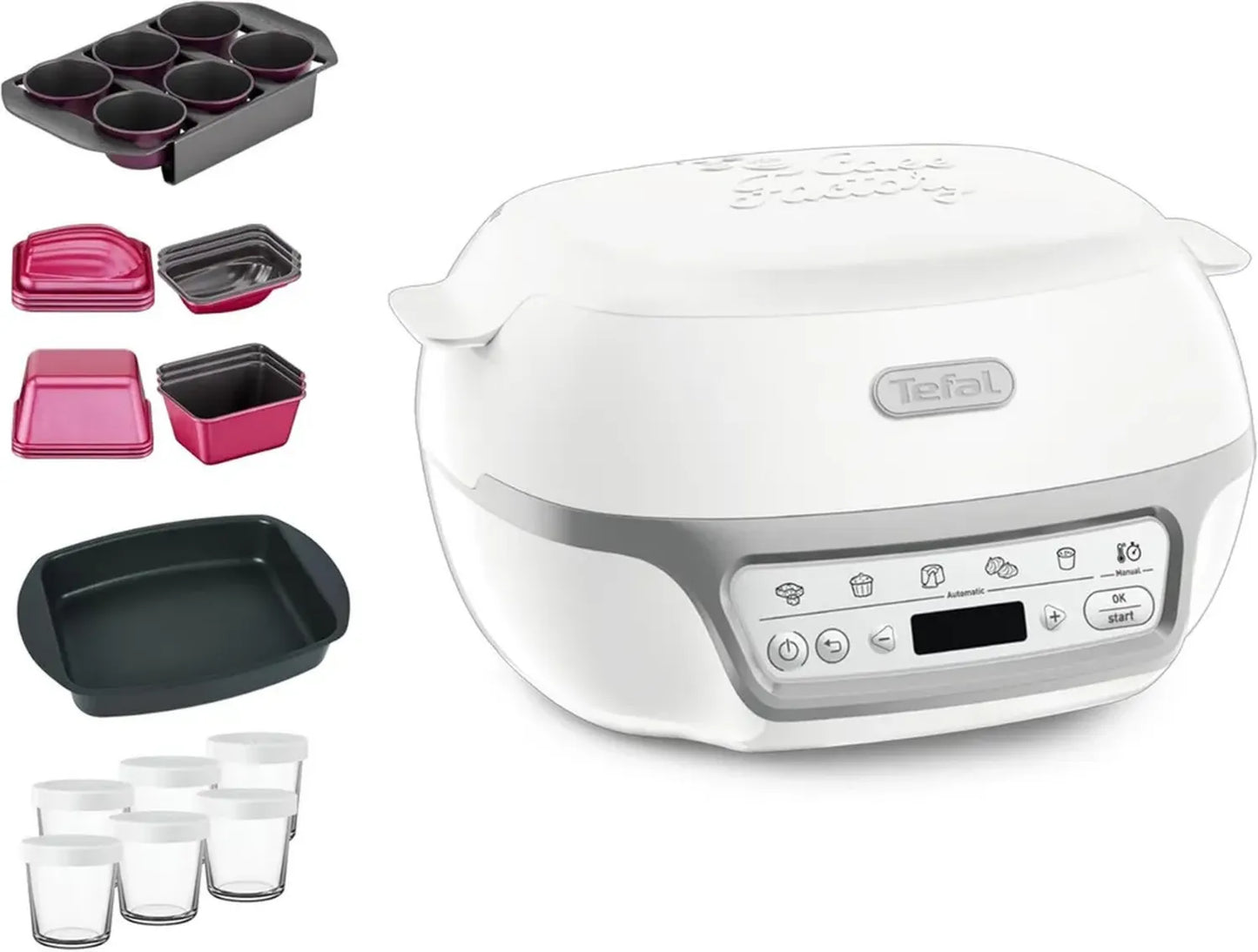 Four à Gâteaux Intelligent Silver, 5 Programmes, Moules Inclus, Modèle KD812110