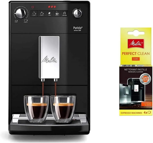 Machine à Café Automatique Melitta Purista F230-102 avec Broyeur, Nettoyage Efficace