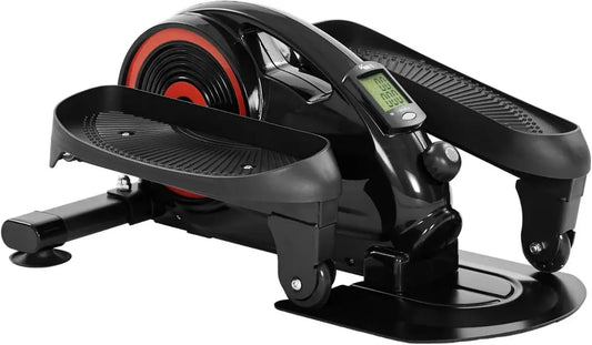 Mini Vélo Elliptique KM Fit avec Écran LCD et Application, Résistance Magnétique Ajustable, Usage Domestique et Bureau, Supporte jusqu'à 100 kg