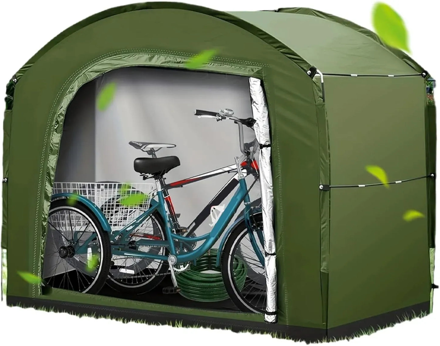 Abri de Rangement Étanche pour Vélo et Équipements Extérieurs en Tissu Oxford