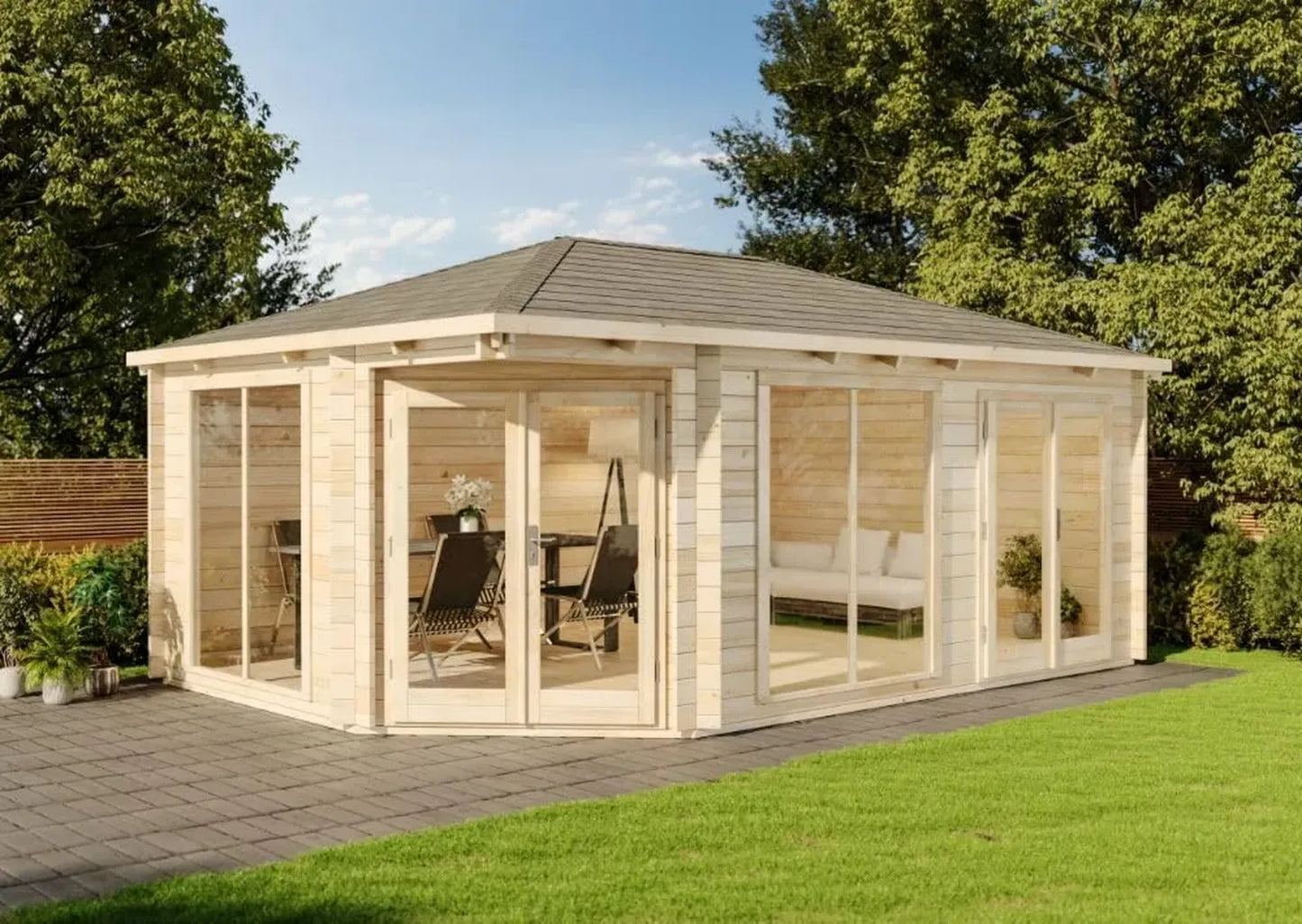 Chalet de Jardin Julia-40 ISO en Bois - Alpholz